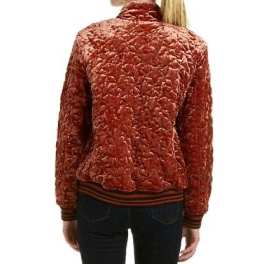 Bernardo Rust Velvet Jacket - Picture 2 of 7
